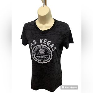 Las Vegas Gaming Capital Black SS Tee Women’s Size‎ XL